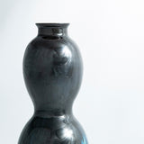 Flower Vase with Takatori Aurora Glaze Gourd Shape