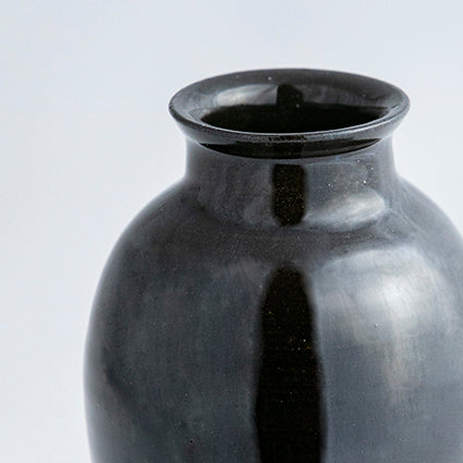 高取極光秞瓢型花入 – 高取焼本家味楽窯オンラインショップ
